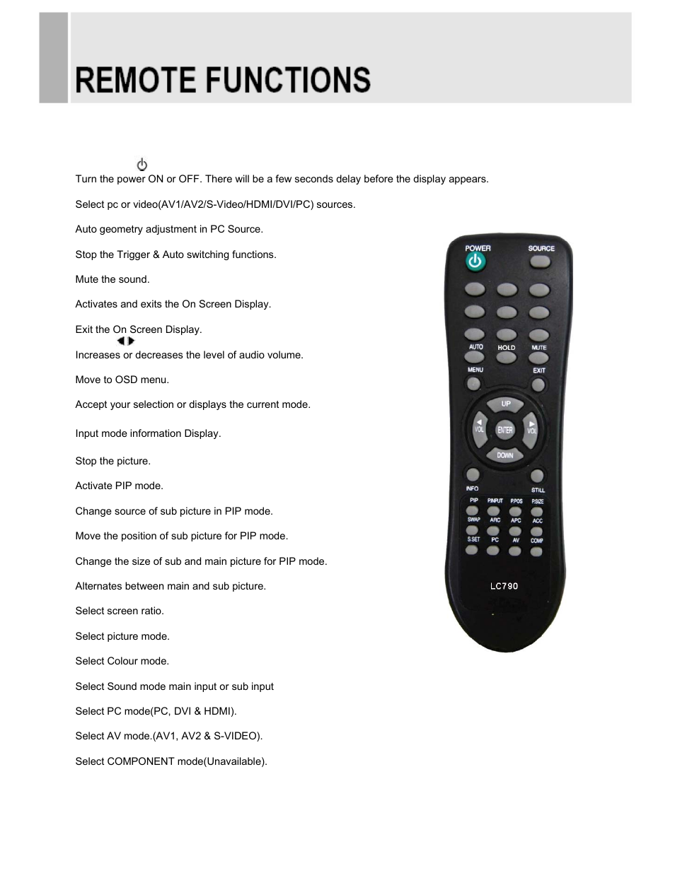 B. remote controller(option) | EverFocus EN-7522C User Manual | Page 9 / 56