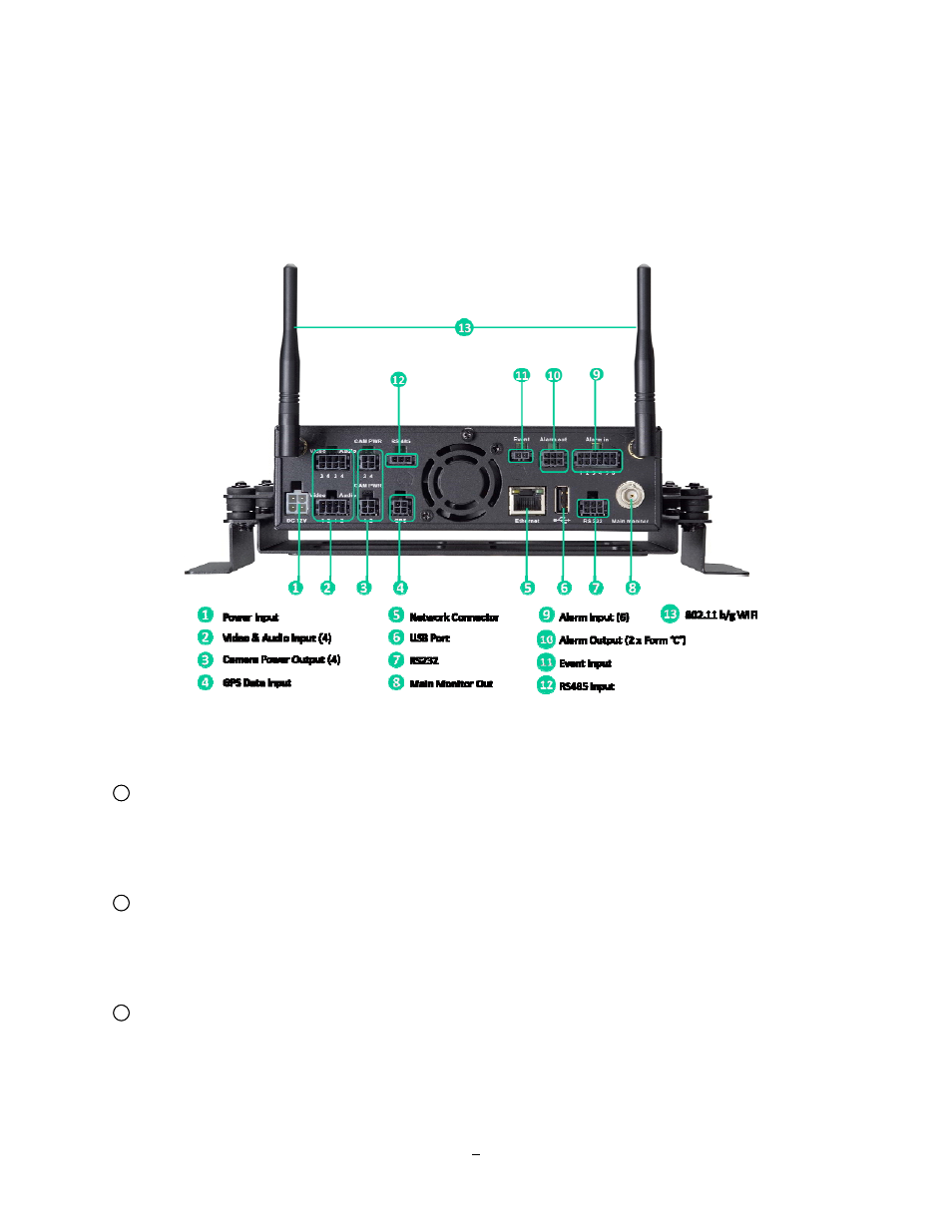 5 rear panel, 5 rear, Panel | EverFocus EMV400 User Manual | Page 15 / 129