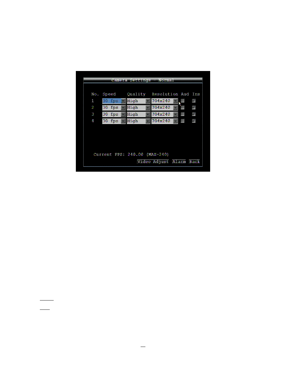 2 camera setting, 1 normal, 2 camera | Setting, Normal | EverFocus EMV400 User Manual | Page 43 / 129