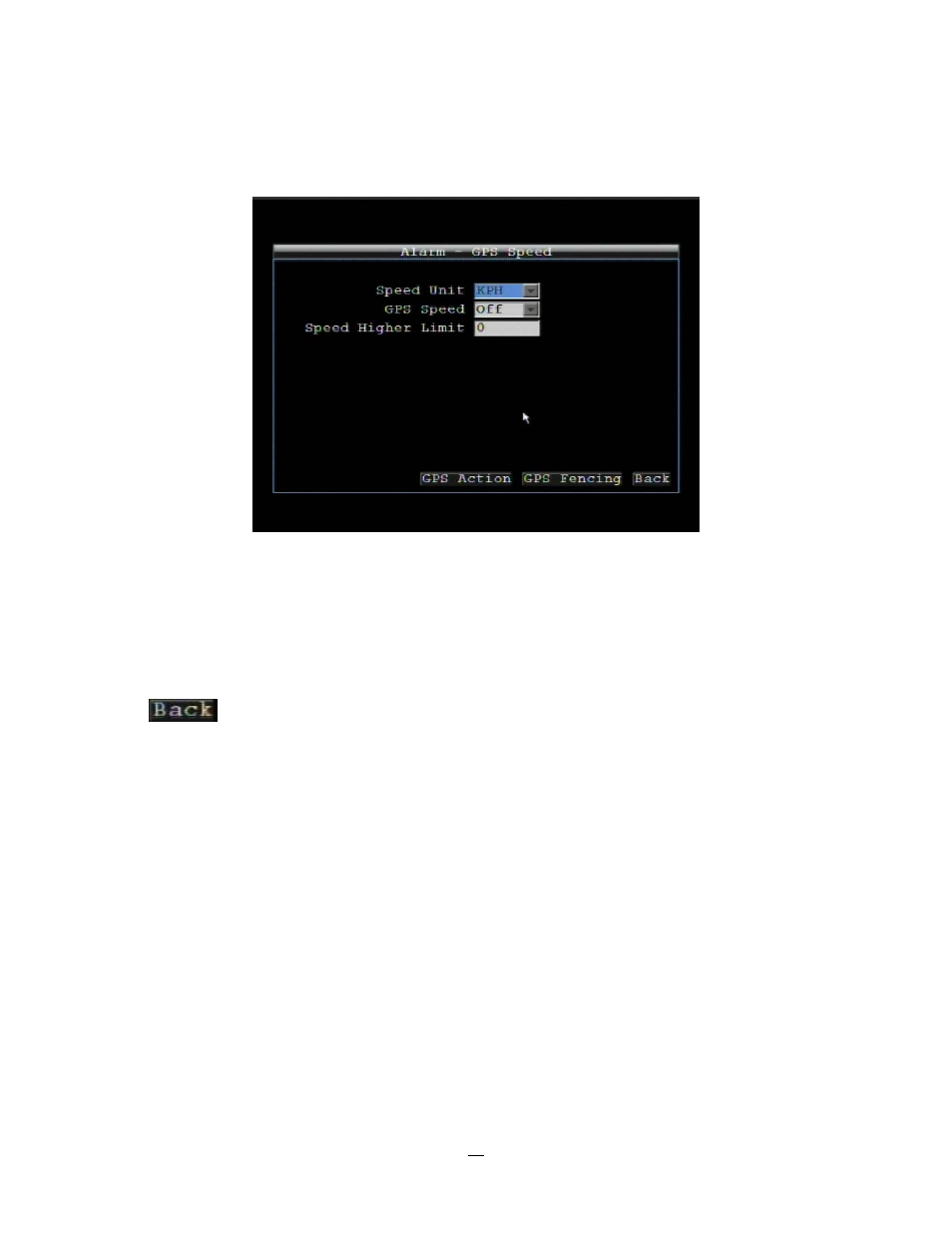 5 alarm-gps speed, Alarm-gps speed | EverFocus EMV400 User Manual | Page 61 / 129