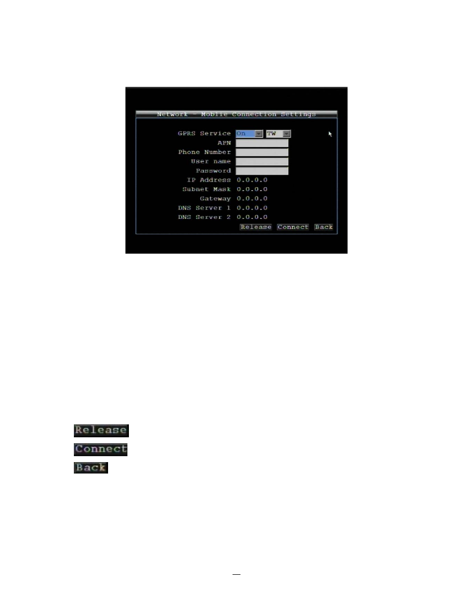 3 mobile connection settings, Mobile connection settings | EverFocus EMV400 User Manual | Page 74 / 129