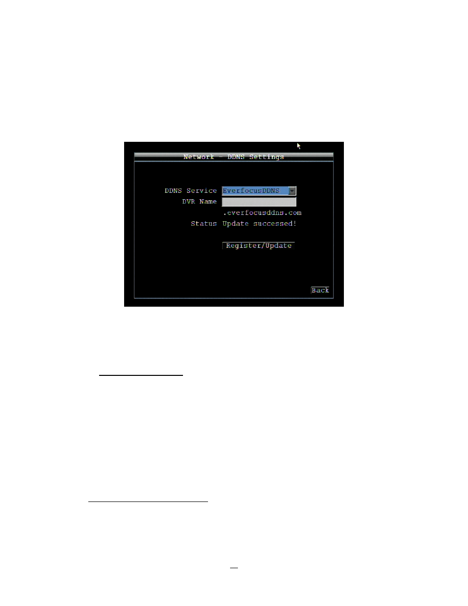 5 ddns settings, Ddns settings | EverFocus EMV400 User Manual | Page 76 / 129