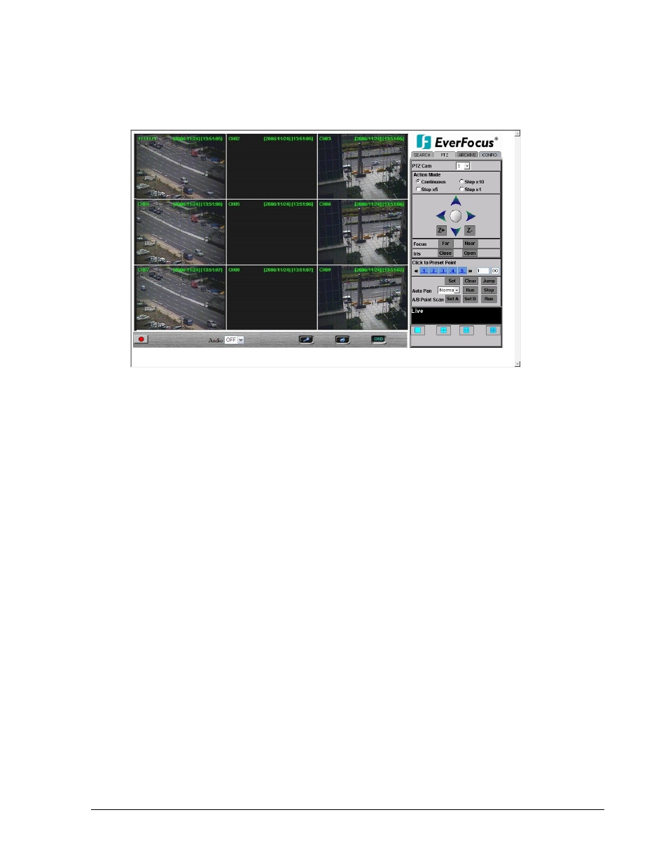 2 ptz control | EverFocus EDSR 110 User Manual | Page 131 / 162