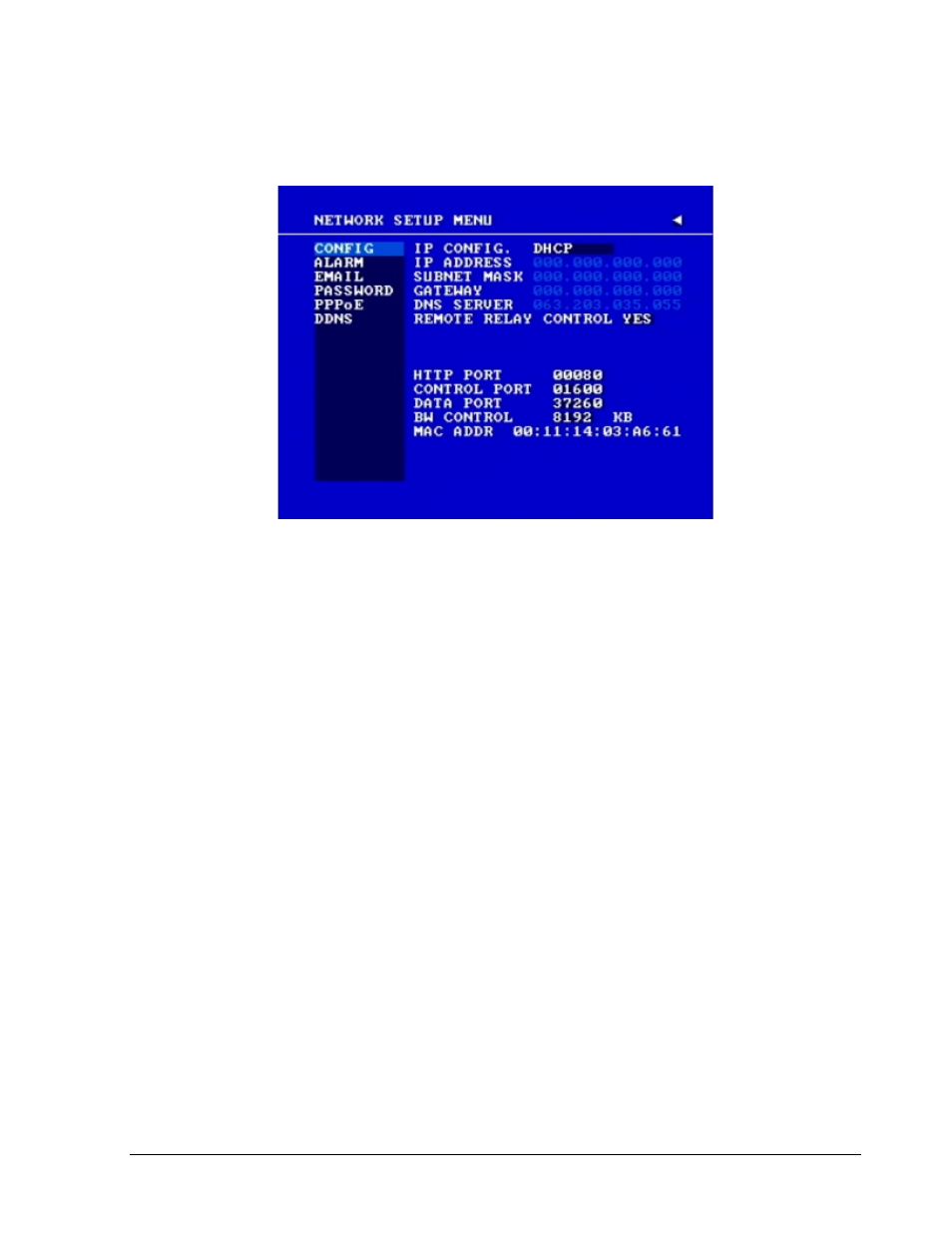 7 network setup menu | EverFocus EDSR 110 User Manual | Page 53 / 162