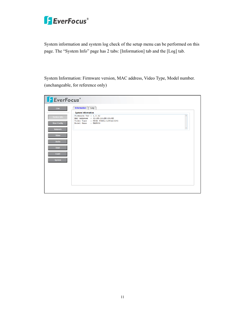 EverFocus EAN900 User Manual | Page 11 / 44