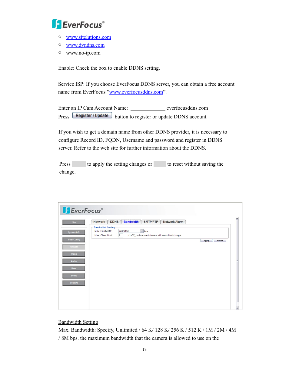 EverFocus EAN900 User Manual | Page 18 / 44