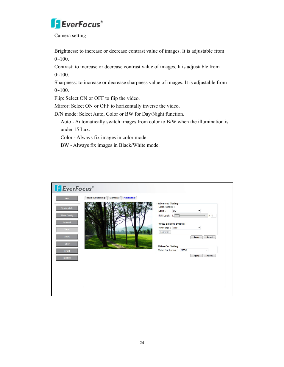 EverFocus EAN900 User Manual | Page 24 / 44