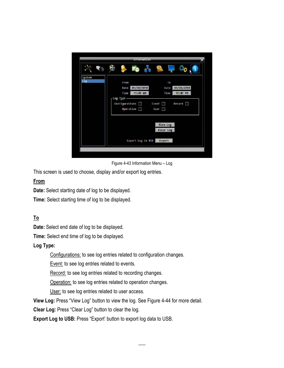 2 log | EverFocus ENDEAVOR 22HH1144 User Manual | Page 109 / 149