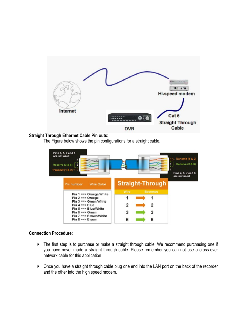 8 direct high speed modem connection, Irect, Peed | Odem, Onnection | EverFocus ENDEAVOR 22HH1144 User Manual | Page 119 / 149