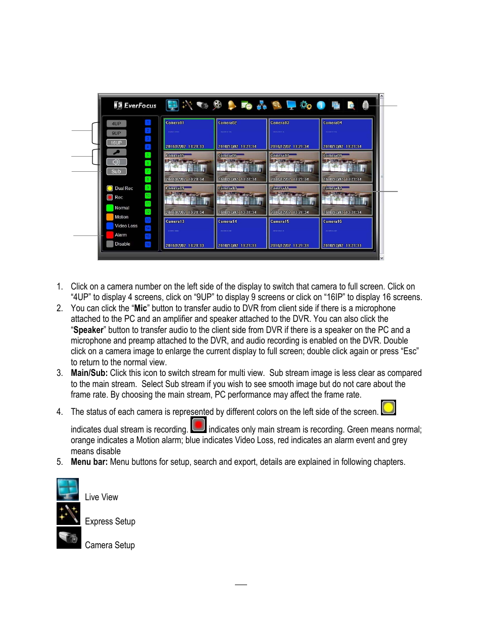 3 remote live view, Remote live view | EverFocus ENDEAVOR 22HH1144 User Manual | Page 131 / 149