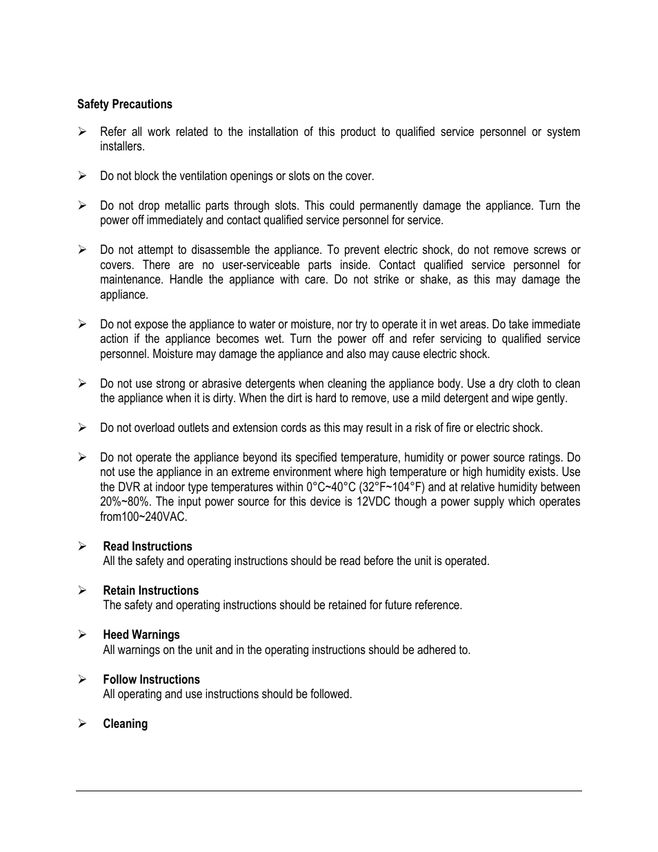 EverFocus ENDEAVOR 22HH1144 User Manual | Page 3 / 149