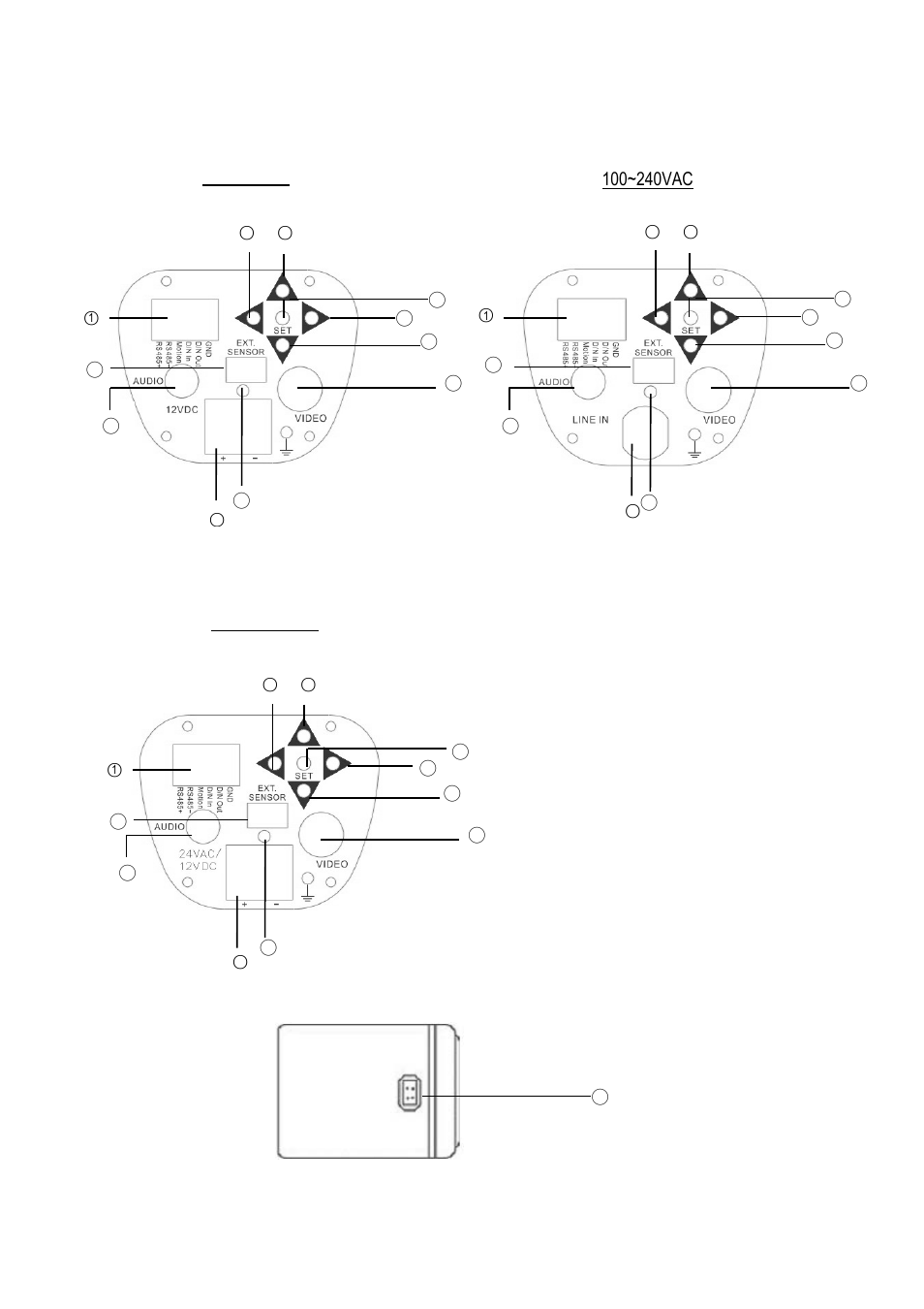 3 back panel and connections | EverFocus EQ610 User Manual | Page 7 / 26
