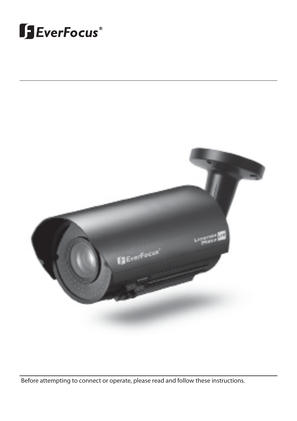EverFocus EZ-PLATECAM2 User Manual | 19 pages