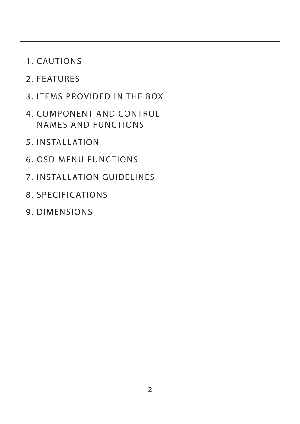 EverFocus EZ-PLATECAM2 User Manual | Page 2 / 19