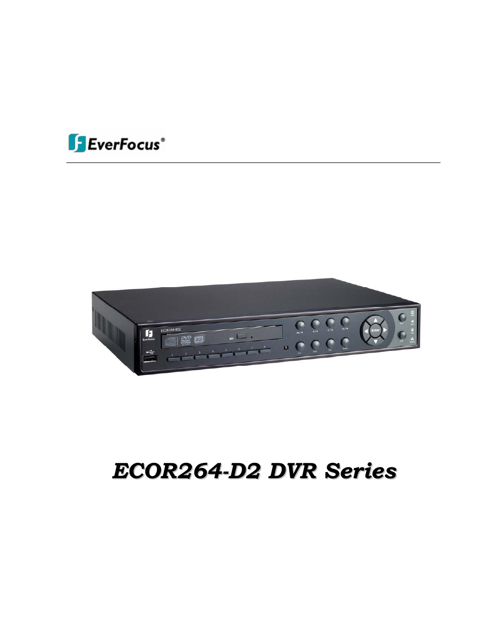 EverFocus ECOR264-D2 User Manual | 138 pages