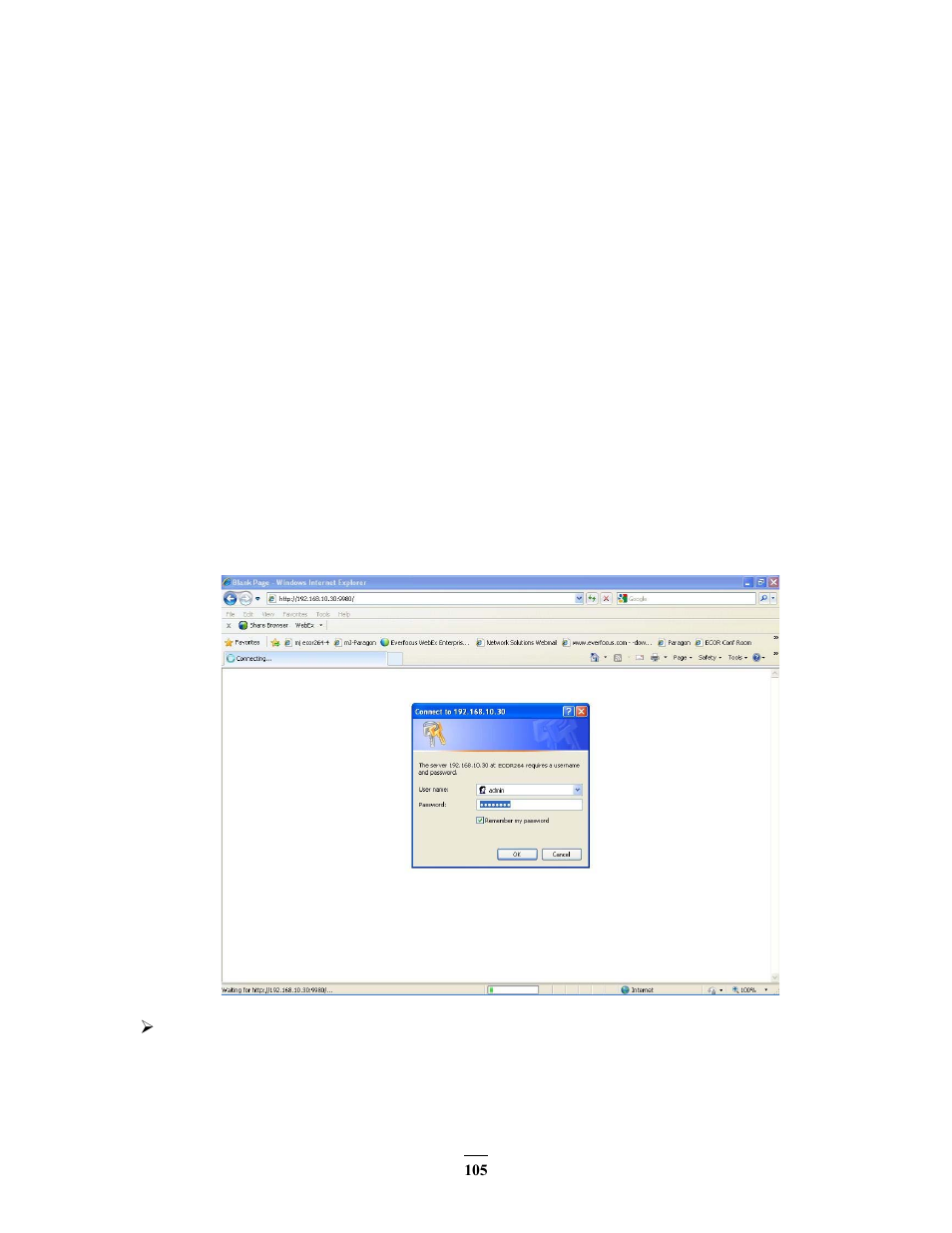 6 remote operation from browser, 1 connecting to ecor264 d2, Chapter | EverFocus ECOR264-D2 User Manual | Page 113 / 138