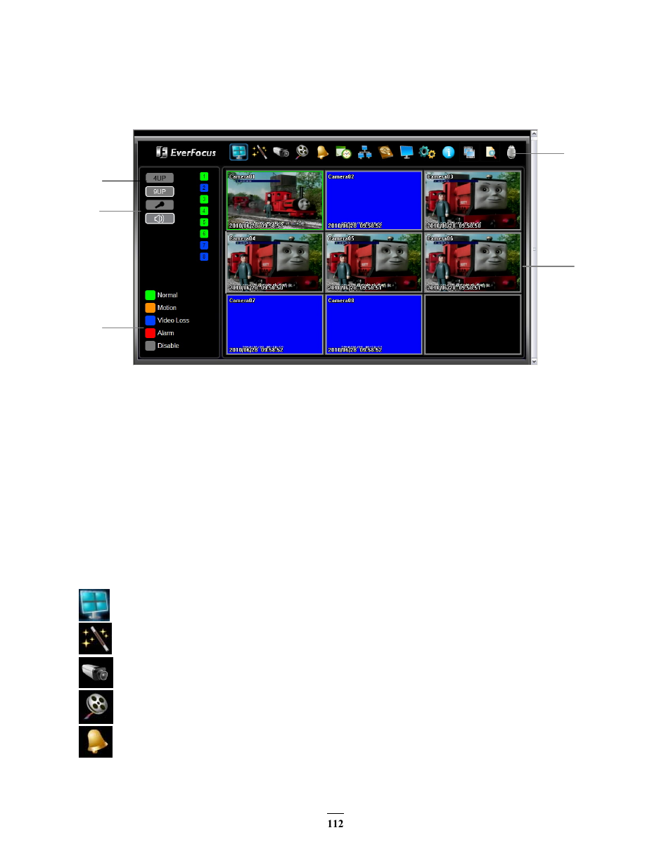 3 remote live view, Remote live view | EverFocus ECOR264-D2 User Manual | Page 120 / 138