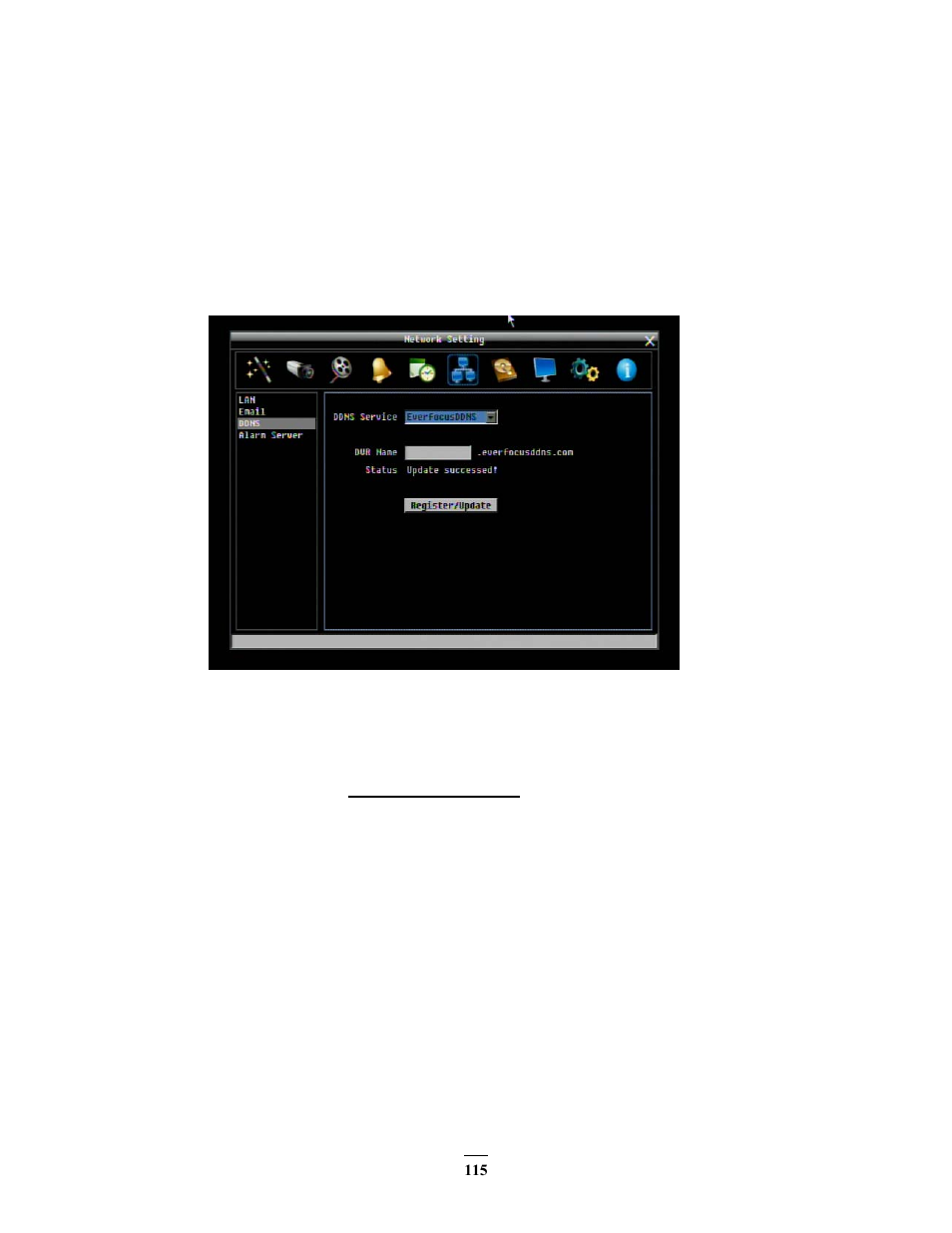 7 everfocus ddns setup, Everfocus ddns setup, Chapter | EverFocus ECOR264-D2 User Manual | Page 123 / 138
