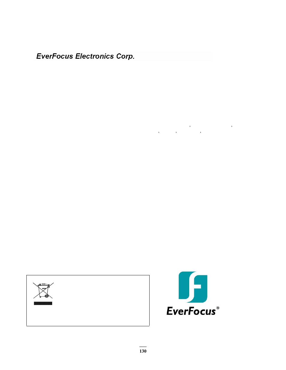 EverFocus ECOR264-D2 User Manual | Page 138 / 138