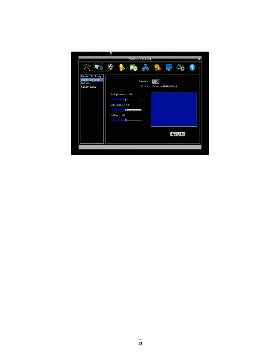 2 video adjust, Video adjust | EverFocus ECOR264-D2 User Manual | Page 51 / 138