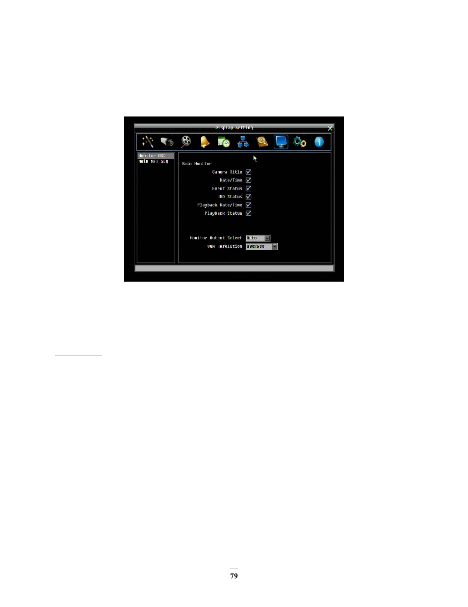9 display setting, 1 monitor osd, 9 display | Setting, Monitor osd | EverFocus ECOR264-D2 User Manual | Page 87 / 138