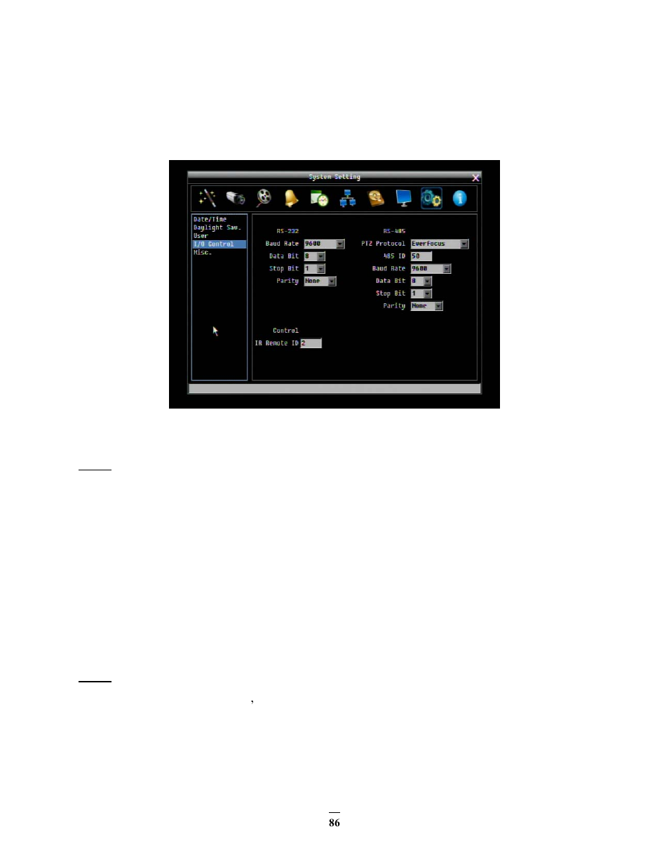 4 i/o control, I/o control, Section | EverFocus ECOR264-D2 User Manual | Page 94 / 138