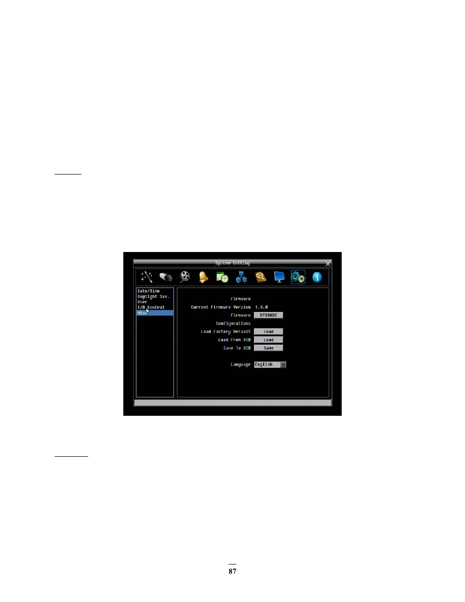 5 misc, Misc | EverFocus ECOR264-D2 User Manual | Page 95 / 138