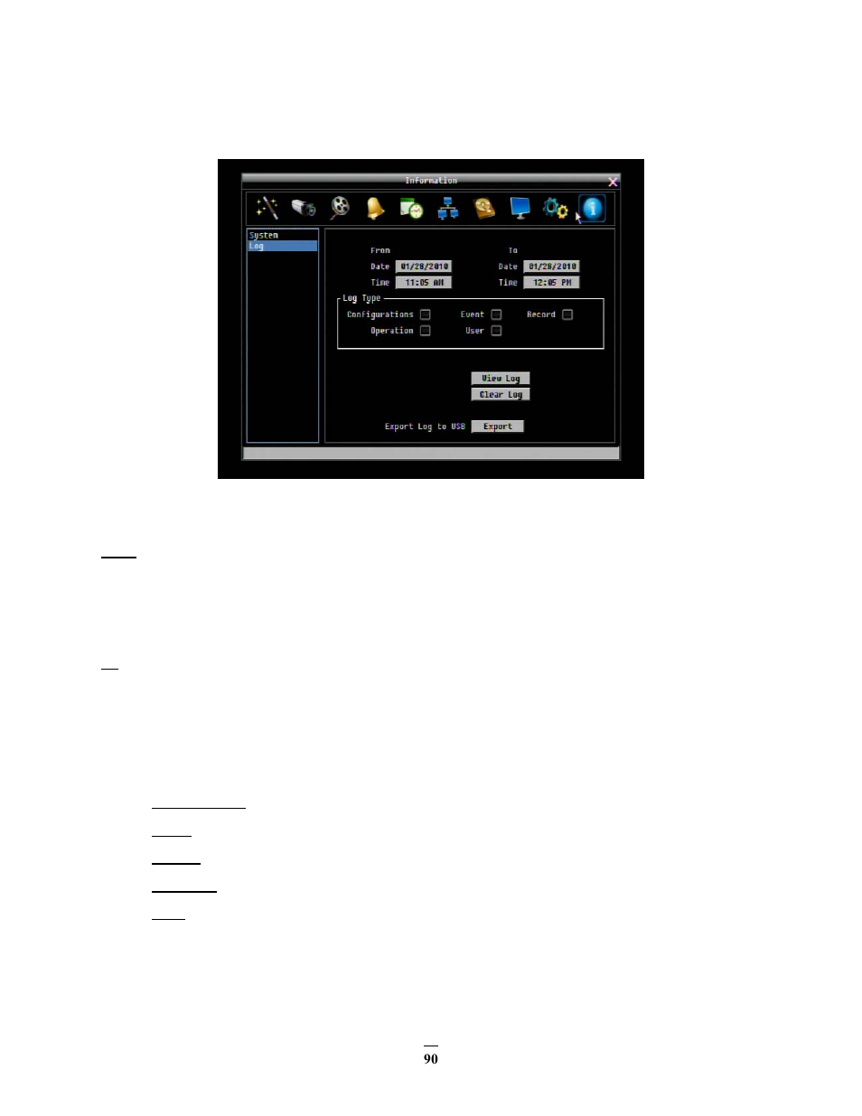2 log | EverFocus ECOR264-D2 User Manual | Page 98 / 138