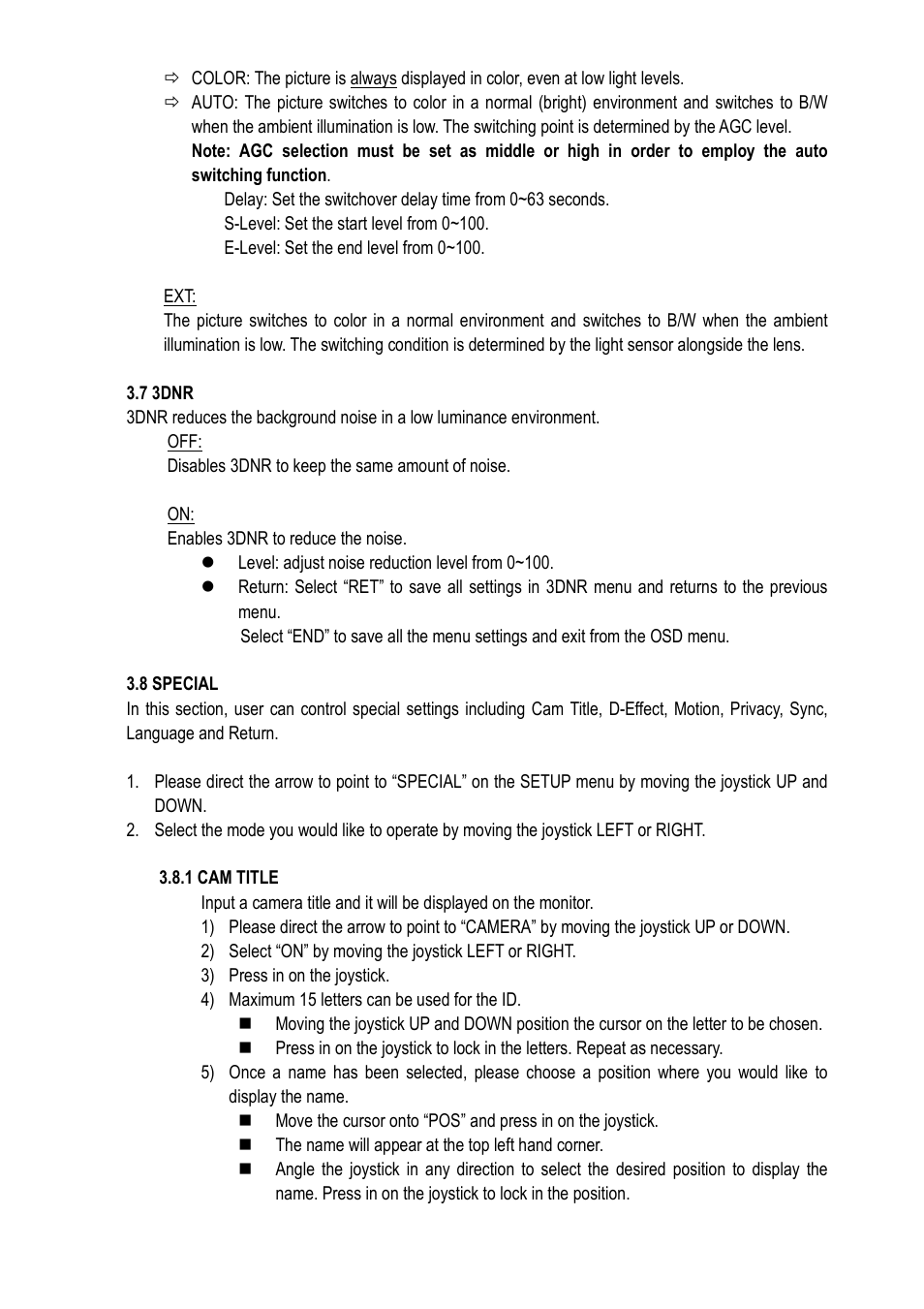 EverFocus ED610 User Manual | Page 27 / 32