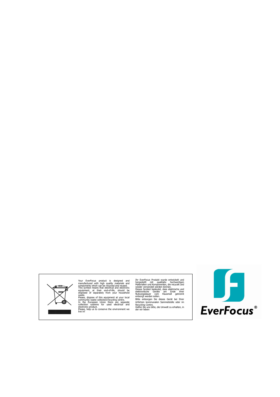 EverFocus ED610 User Manual | Page 32 / 32