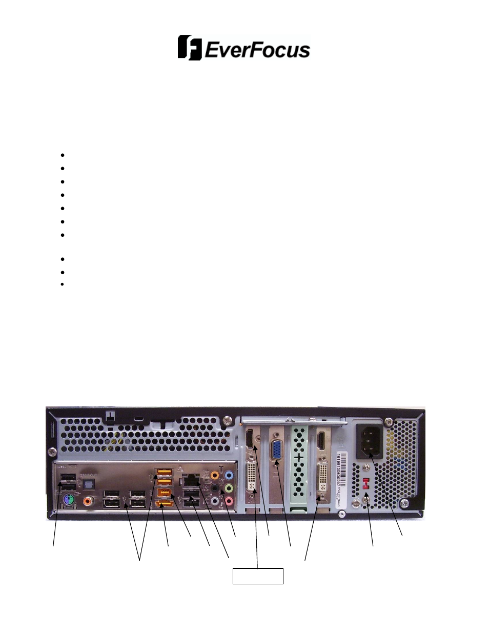 EverFocus ENVS 800 User Manual | 2 pages