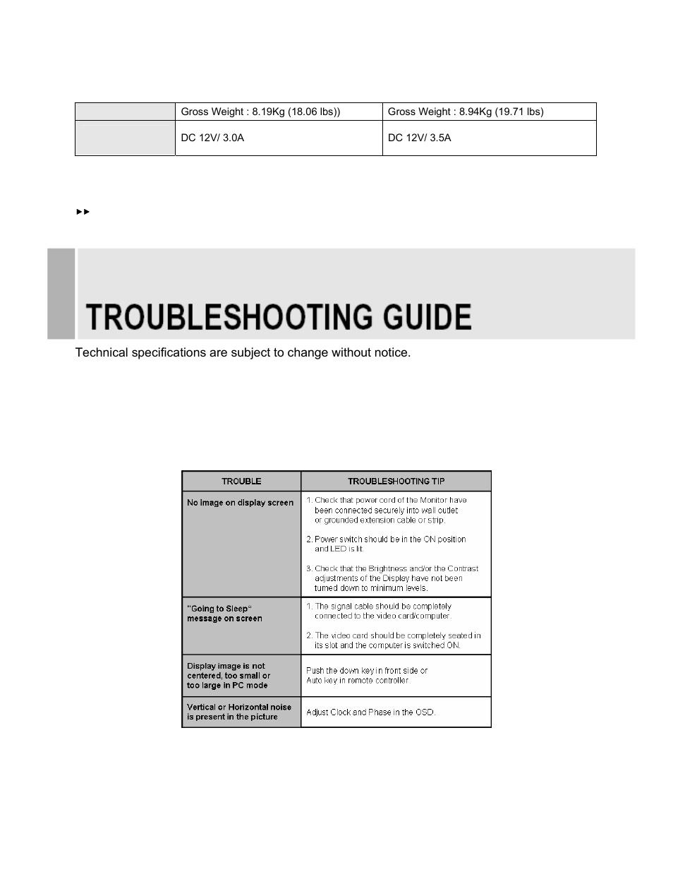 Weee symbols | EverFocus EN-7519C User Manual | Page 44 / 46