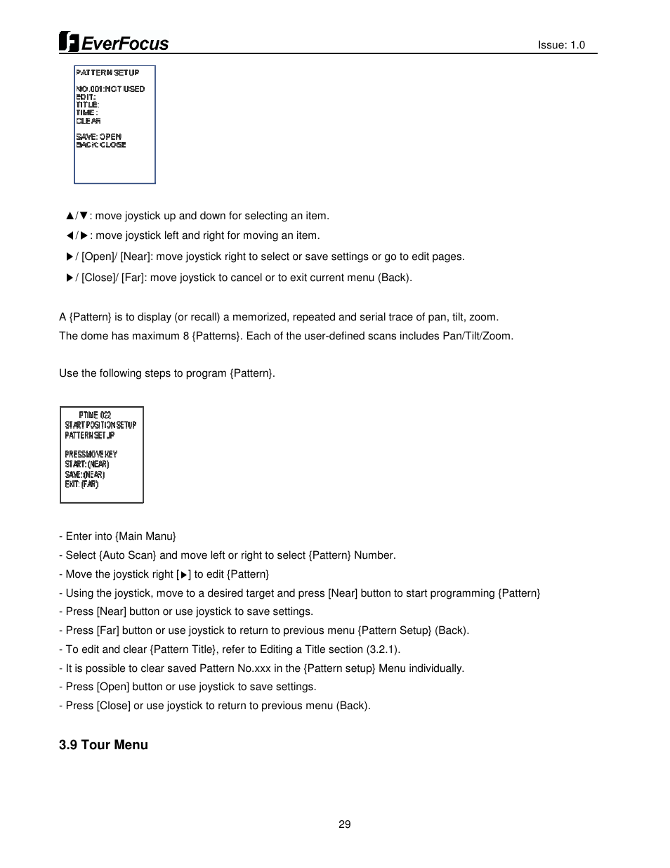 EverFocus HDCCTV 12X IP66 SPEED DOME EPH5212 User Manual | Page 29 / 37