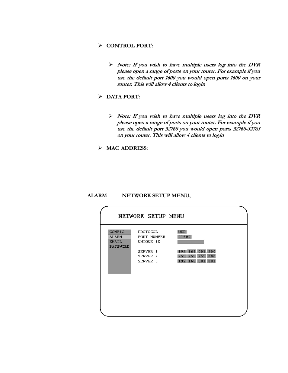 2 alarm network (to be released) | EverFocus EDR410H User Manual | Page 44 / 134