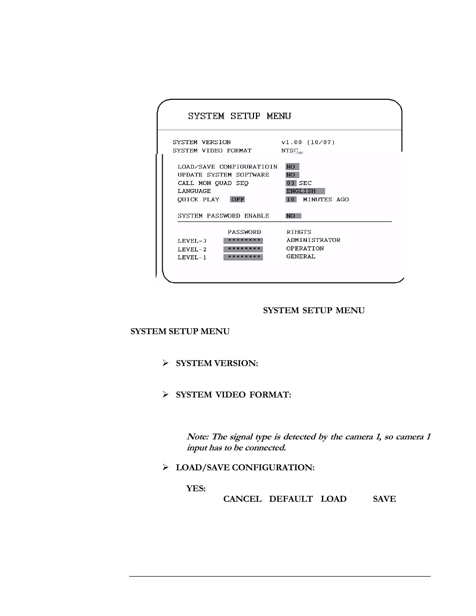 12 system setup menu | EverFocus EDR410H User Manual | Page 62 / 134