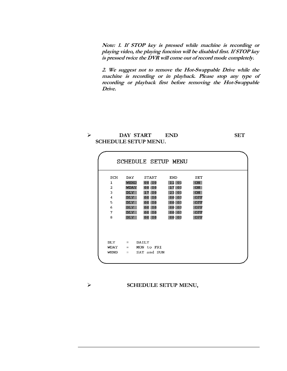 2 schedule recording setup, 2 sc, Hedule recording setup | EverFocus EDR410H User Manual | Page 67 / 134