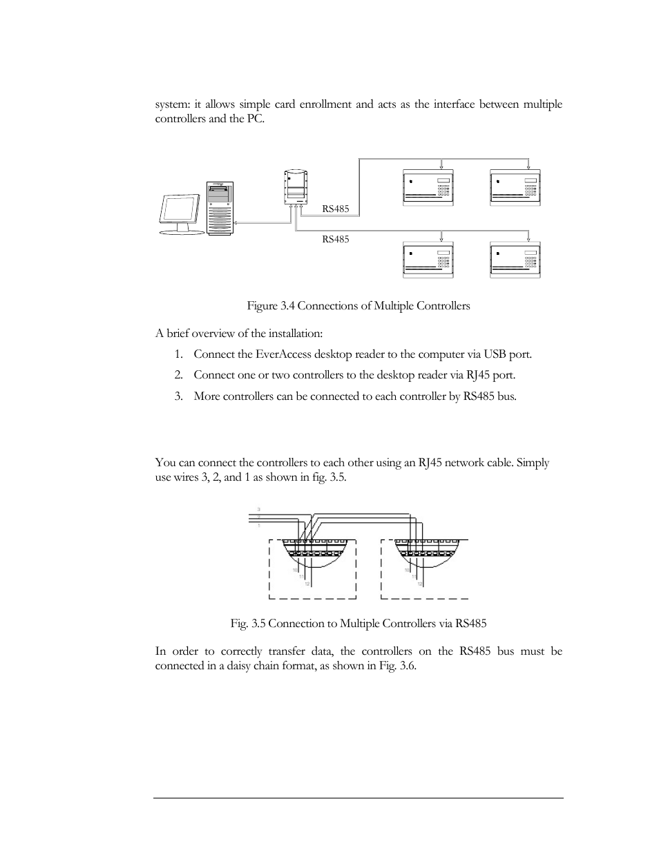 Rs485 bus extension | EverFocus EFC--02-1-A User Manual | Page 33 / 75