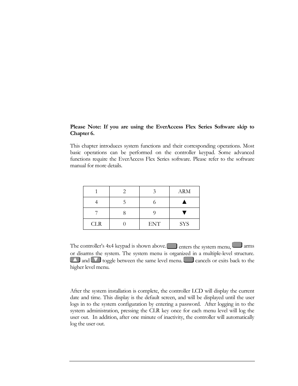 Controller functionality and configuration, Chapter, General operation guideline | Enter system configuration | EverFocus EFC--02-1-A User Manual | Page 41 / 75