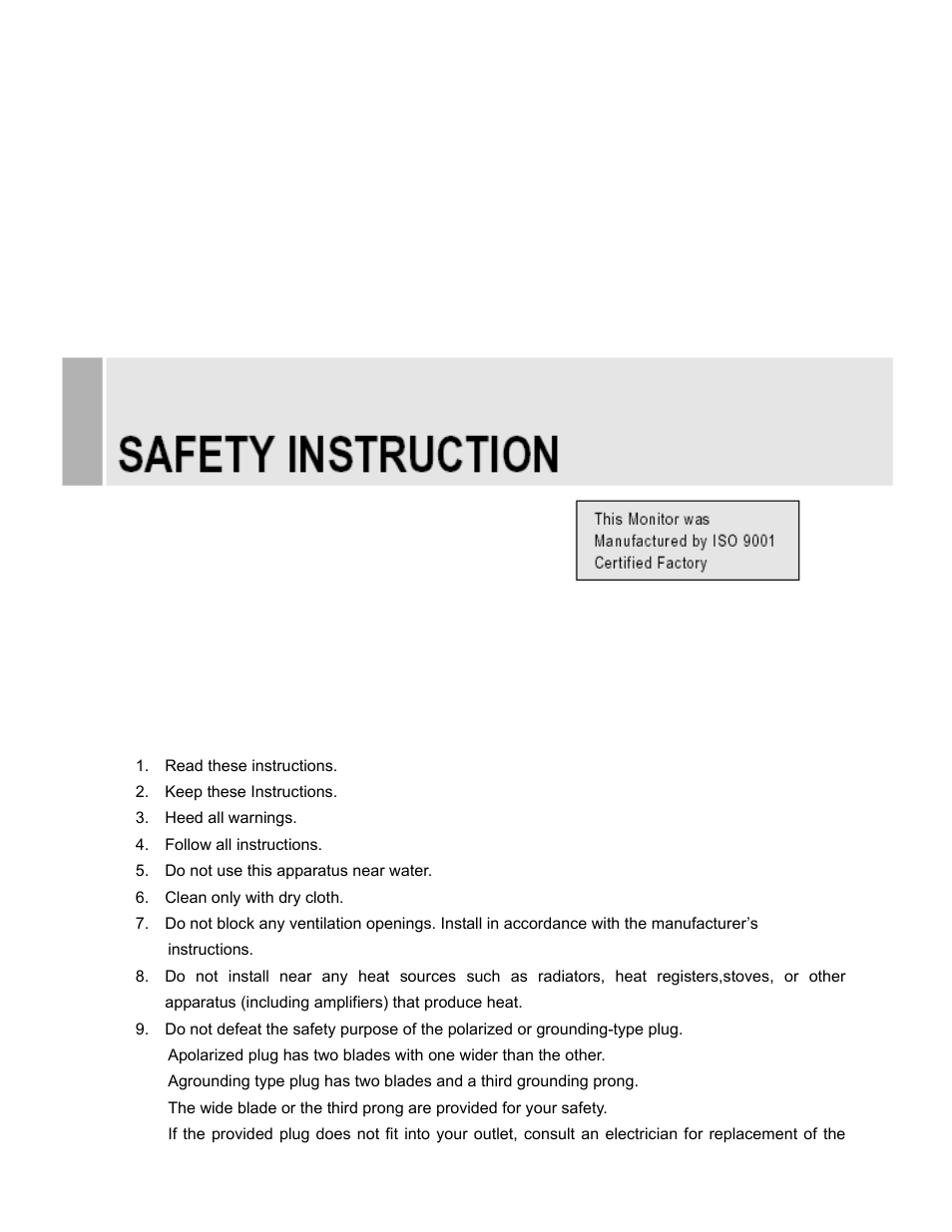 Important safety instruction | EverFocus EN-7542H User Manual | Page 4 / 48