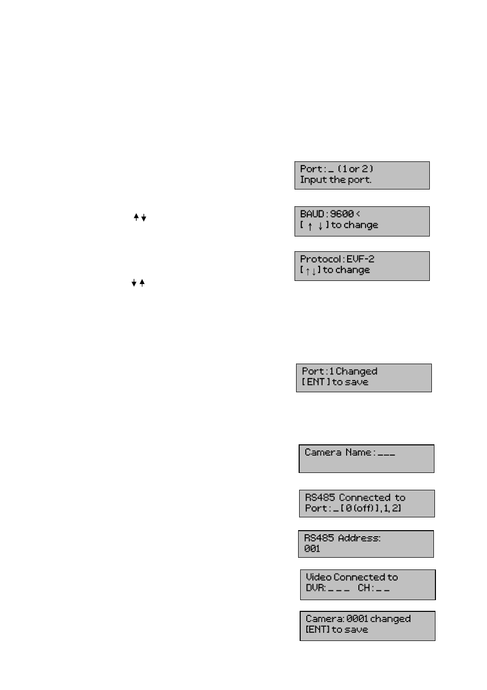 6 appendix a: basic settings at ekb 500 keyboard | EverFocus Day / Night Speed Dome Camera EPTZ 100 User Manual | Page 45 / 48