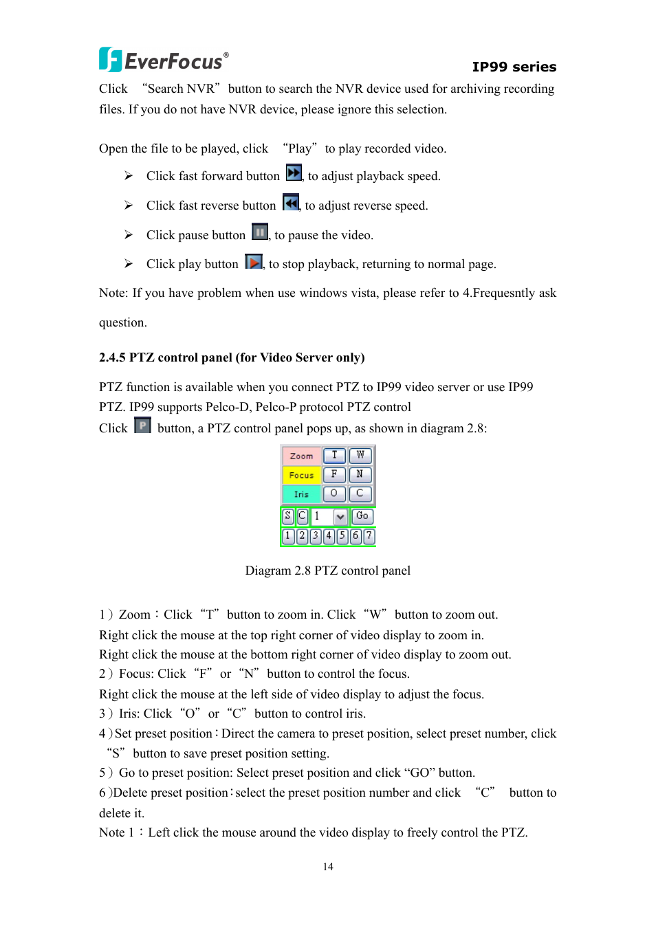 EverFocus EVS110 User Manual | Page 15 / 32