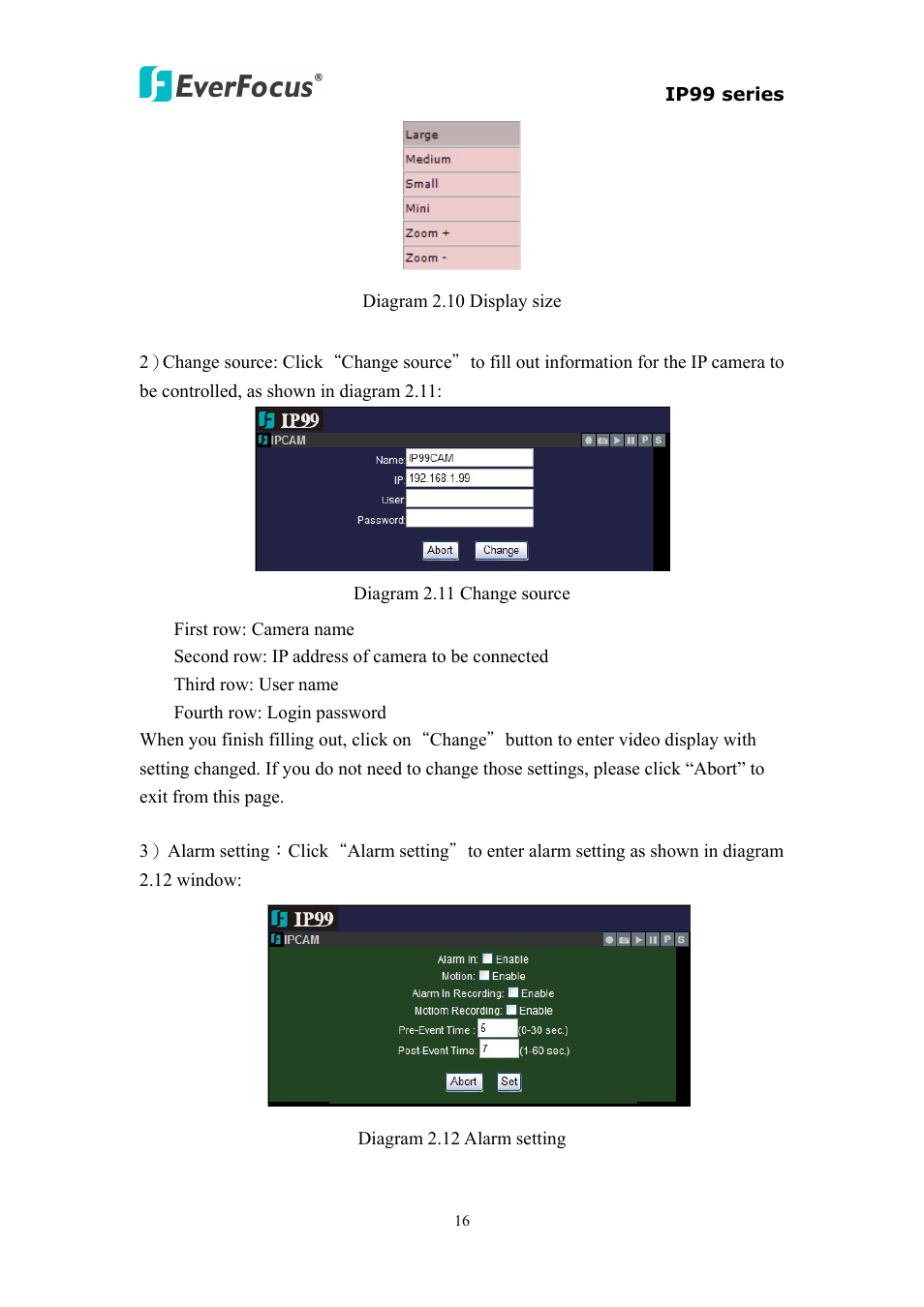 EverFocus EVS110 User Manual | Page 17 / 32