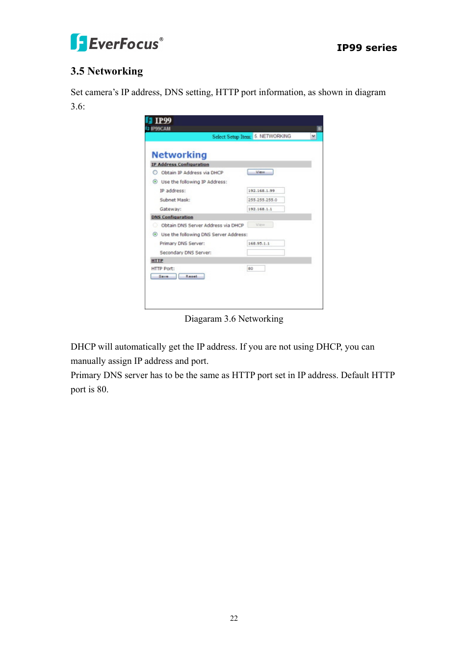 5 networking | EverFocus EVS110 User Manual | Page 23 / 32