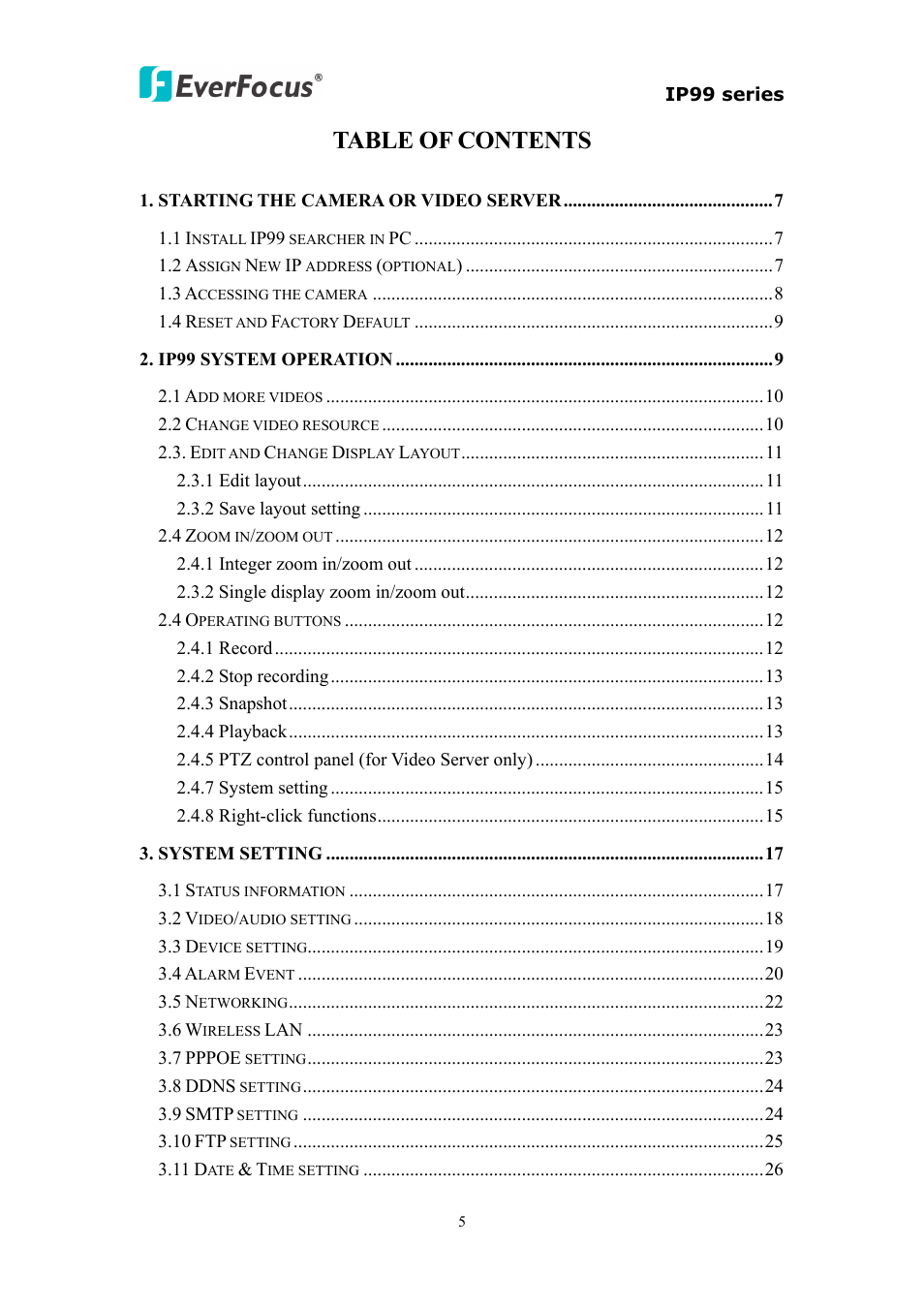 EverFocus EVS110 User Manual | Page 6 / 32