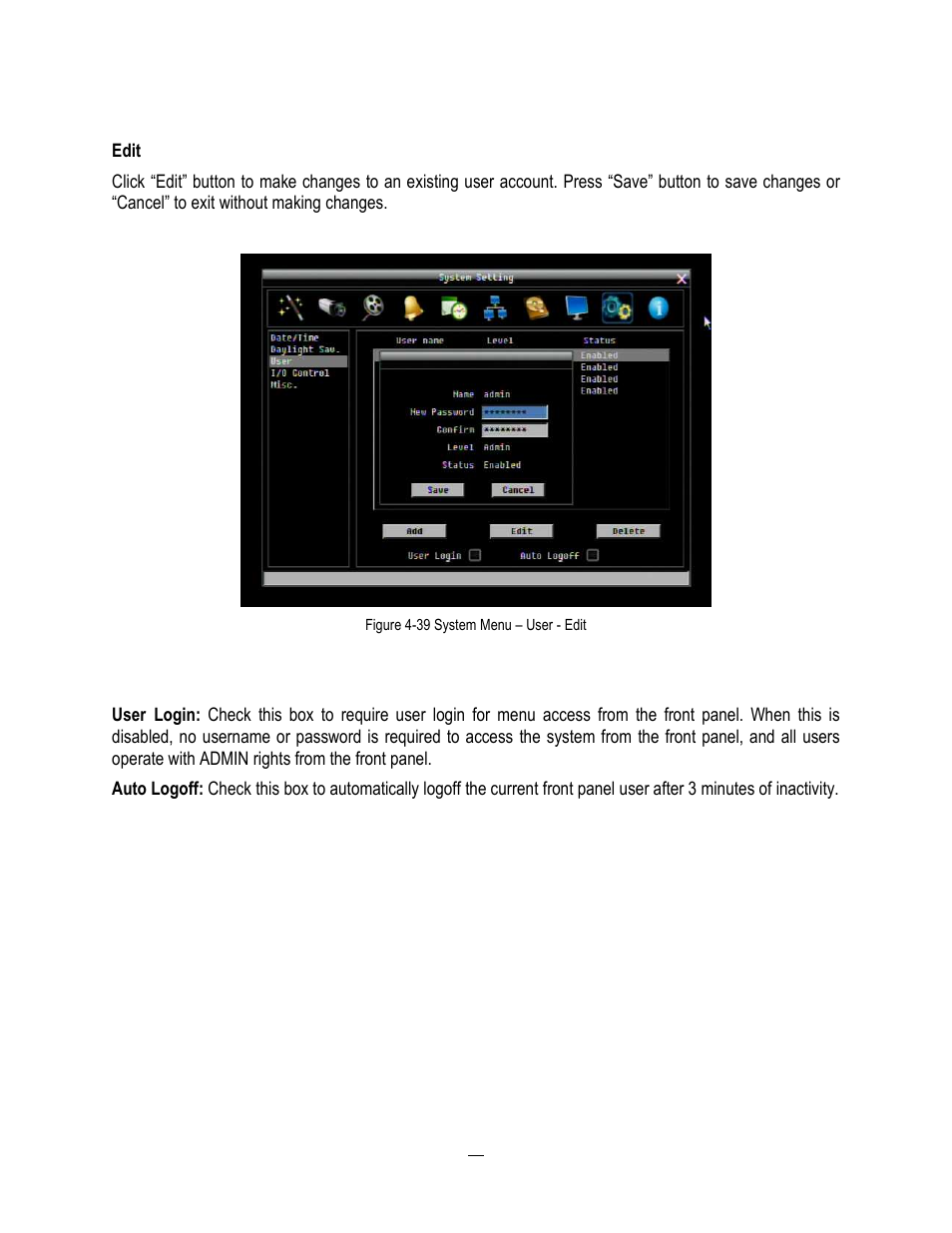 EverFocus ECOR264-4X1 User Manual | Page 101 / 147