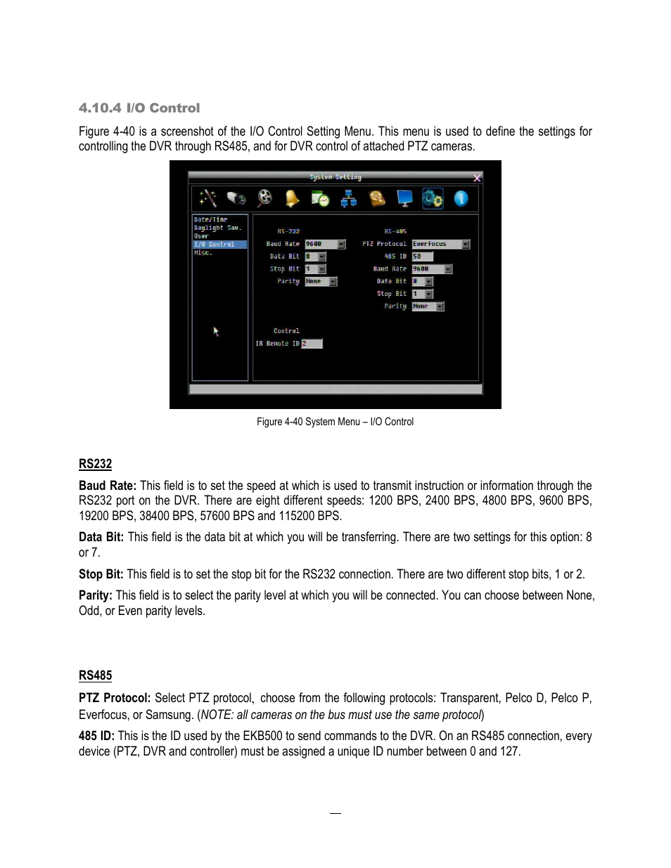 EverFocus ECOR264-4X1 User Manual | Page 103 / 147