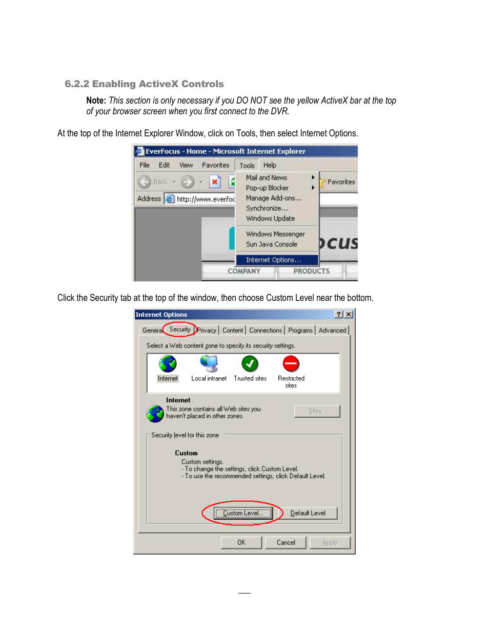 EverFocus ECOR264-4X1 User Manual | Page 126 / 147