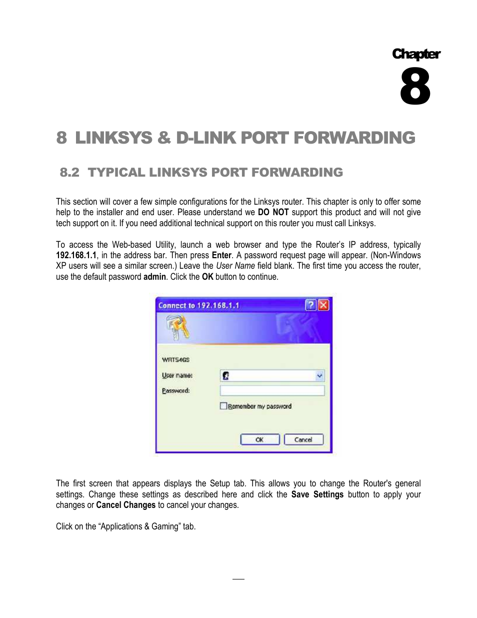 8linksys & d-link port forwarding | EverFocus ECOR264-4X1 User Manual | Page 134 / 147