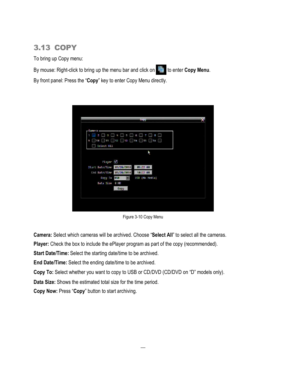 13 copy | EverFocus ECOR264-4X1 User Manual | Page 45 / 147