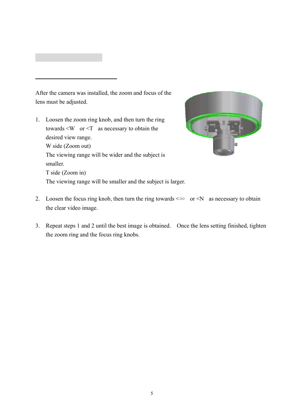 EverFocus 560 TVL Color Mini Dome Camera ED350 User Manual | Page 6 / 10
